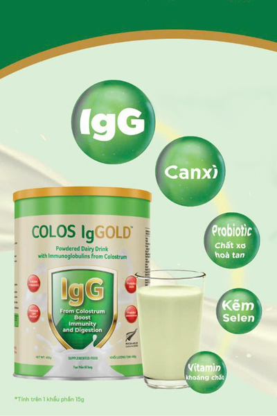 Sữa non Colos IgGold có tốt không, giá bán bao nhiêu